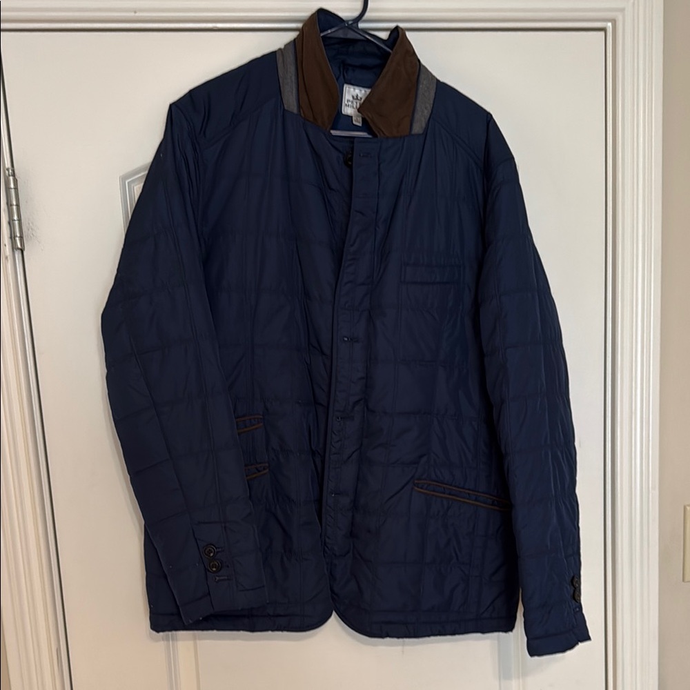 Men's Peter Millar Blue Quilted Jacket